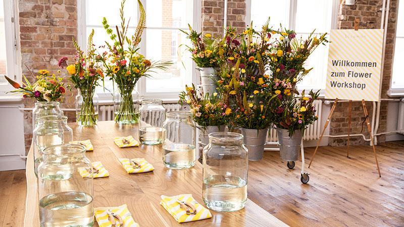 DIY Flower Workshops: Arrangiere Dein eigenes Bouquet!